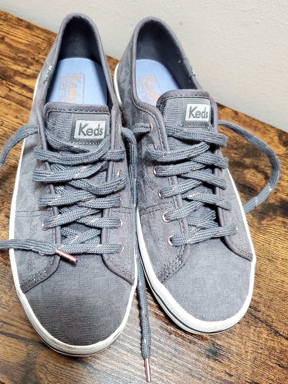 Keds Women's Casual Gray Canvas Sneakers